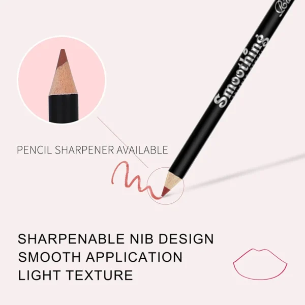 12 pcs Long-Lasting Lipstick Set with Professional Lip Liner Pencil and Matte Lip Gloss for Women Valentine's Day Gifts - Image 3