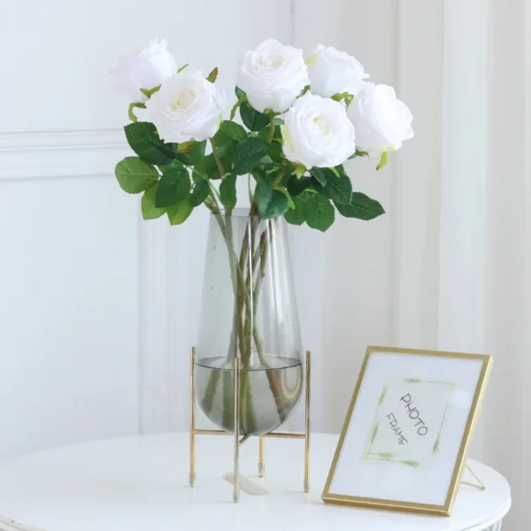 High-grade Hand Feel Moisturizing Rose Flower Wedding Home Decoration Real Touch Roses Artificial Flowers Valentine's Day Gift - Image 16