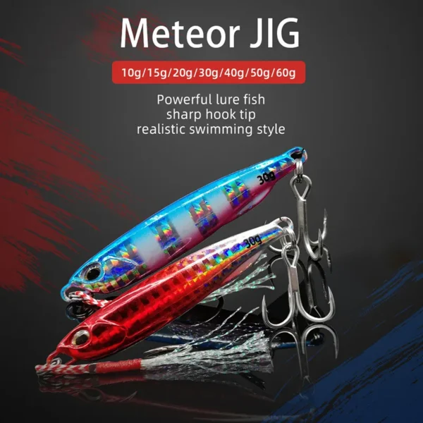 2021 Japen Metal Cast Jig Spoon 10/15/20/30/40/50g Shore Casting Jigging Fish Sea Bass Fishing Lure Artificial Bait Tackle - Image 2