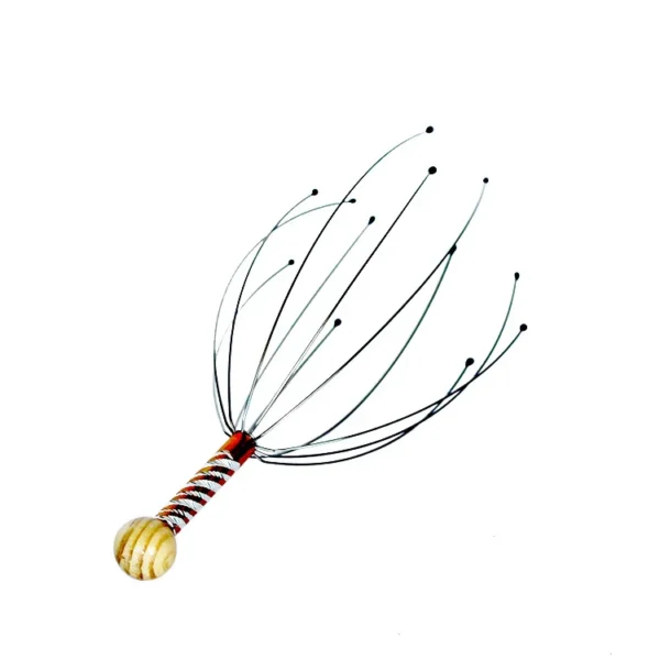 Octopus Head Massager Scratching Scalp Relaxation Relief Body Massager Scratcher Relieves Tension Health Care Tools Random - Image 12