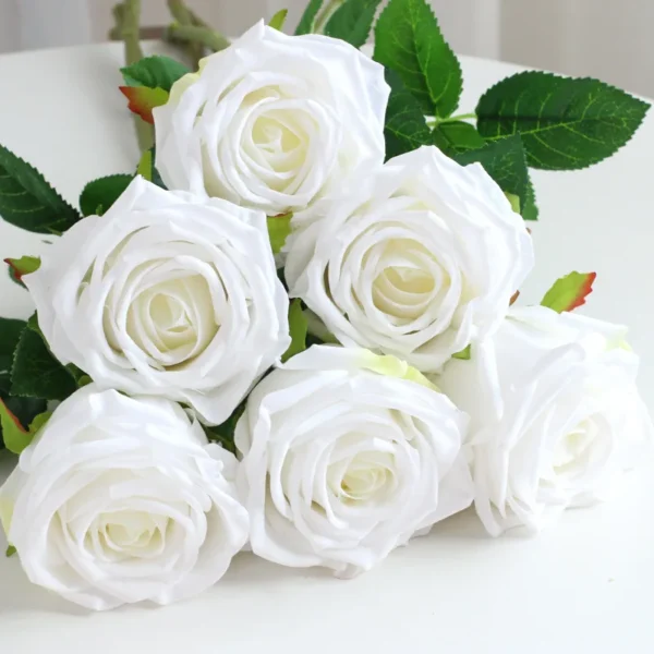 High-grade Hand Feel Moisturizing Rose Flower Wedding Home Decoration Real Touch Roses Artificial Flowers Valentine's Day Gift - Image 17