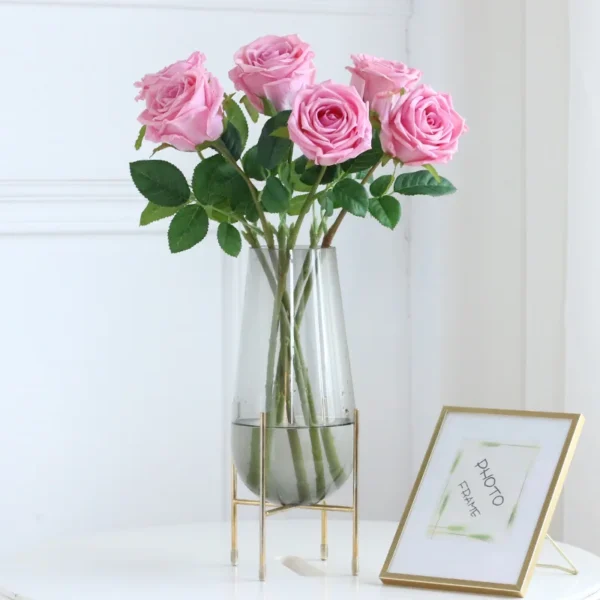 High-grade Hand Feel Moisturizing Rose Flower Wedding Home Decoration Real Touch Roses Artificial Flowers Valentine's Day Gift - Image 13