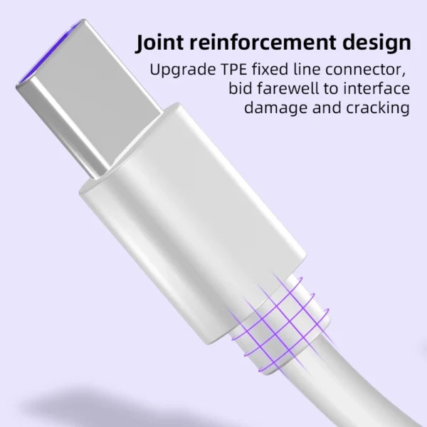 AUFU Super Fast Charge Cable for Huawei P30 Pro 5A USB Type C Cable Type-C Cable for Huawei P20 Pro Mate 20 Pro Mate 10 Pro P10 - Image 16