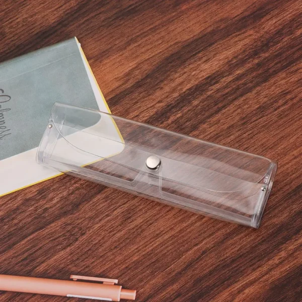 Women Transparent Waterproof Glasses Box Eyeglasses Case Plastic Glasses Holder - Image 10
