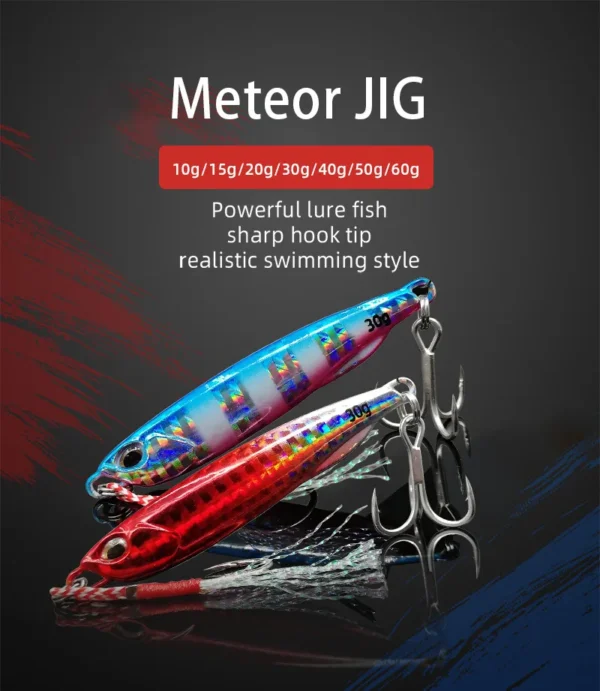 2021 Japen Metal Cast Jig Spoon 10/15/20/30/40/50g Shore Casting Jigging Fish Sea Bass Fishing Lure Artificial Bait Tackle - Image 14