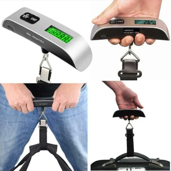 50kg 10g Digital Scale Electronic Balance Kitchen Luggage Hanging Scale Weight Suitcase Travel Scale Baggage Bag Weight Tool - Image 2