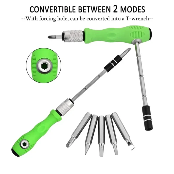 32 in 1 Multifunctional Screwdriver Set Precision Magnetic Phillips Hex Drill Bits for Phone Watch Camera PC Mini Hand Tools - Image 5