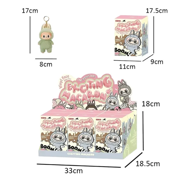 Cute Labubu The Monsters Box Toys Exciting Macaron Vinyl Face Mystery Boxes Mokoko Keychain for Birthday Christmas Gifts - Image 26