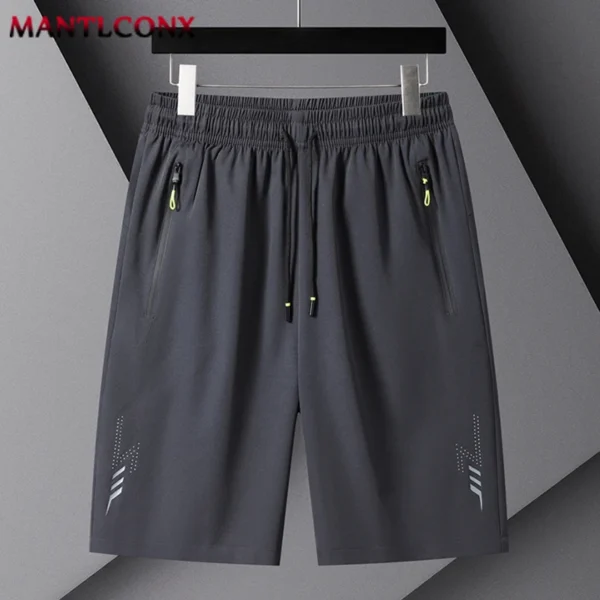Summer Men's Sport Shorts Cool Sportswear Running Shorts Casual Bottoms Gym Fitness Training Jogging Short Pants Men Black Gray - Image 18
