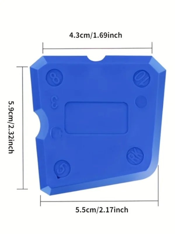 4-Piece Silicone Caulking Tool Set - Versatile, Easy Clean-up, & Professional Sealant Spreading - Image 12