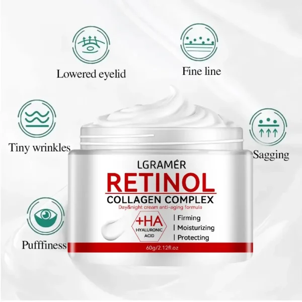 Retinol Lifting Firming Cream Collagen Smooth wrinkles Face Cream For Moisturizer Whitening Brighten Skin Products - Image 11