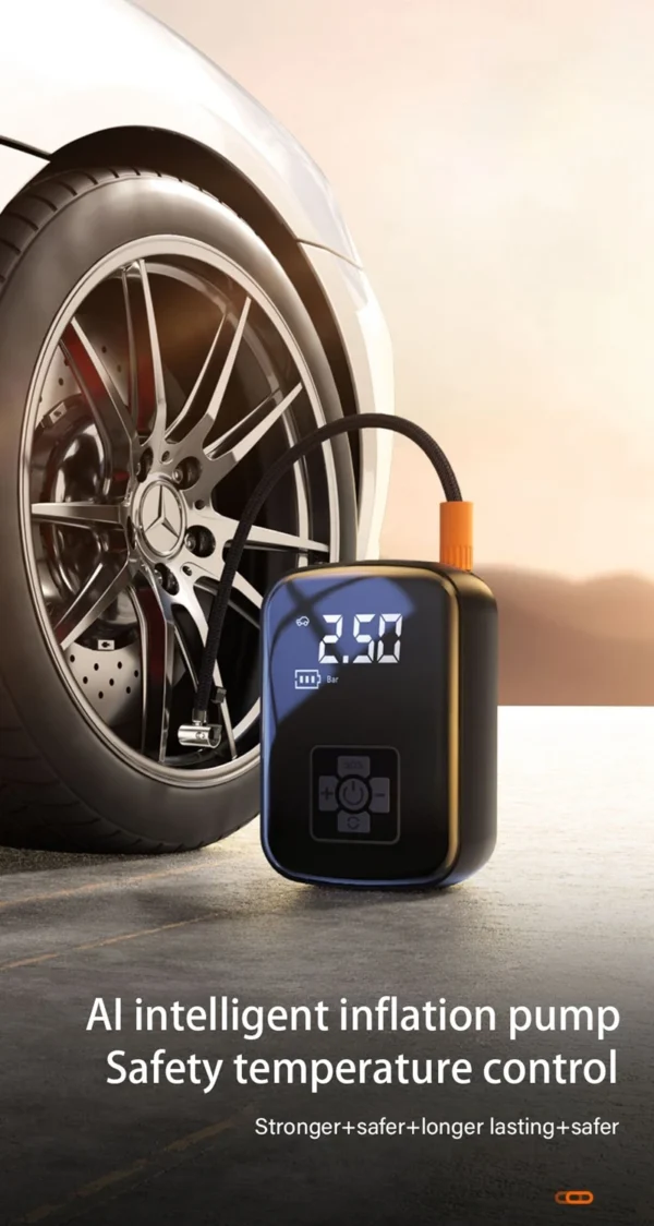 1pc Wireless Car Air Compressor Air Pump Electric Tire Inflator Pump for Motorcycle Bicycle Boat AUTO Tyre Balls Inflatable - Image 12