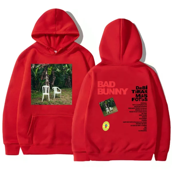 DTMF Debí Tirar Más Fotos Hoodies BAD BUNNY 2025 New Album Sweatshirt Harajuku High Street Pullover Fans Gift Fleece Streetwear - Image 11