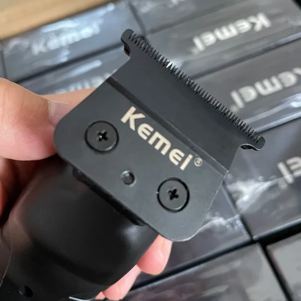 Kemei 2299 Barber Cordless Hair Trimmer 0mm Zero Gapped Carving Clipper Detailer Professional Electric Finish Cutting Machine - Image 4