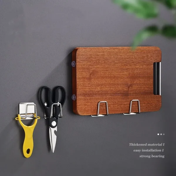 1pc Stainless Steel Sink Sponge Rack For Sponge Steel Wire Ball Draining Paste The Inner Wall Of The Sink Kitchen Supplies - Image 4