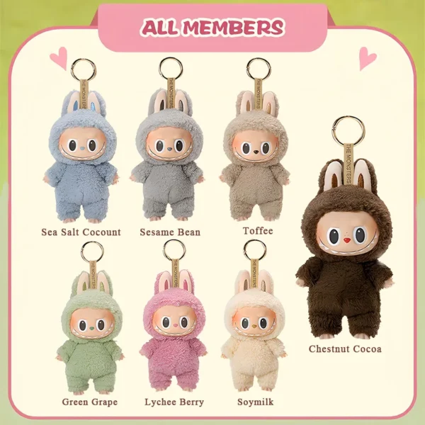 Cute Labubu The Monsters Box Toys Exciting Macaron Vinyl Face Mystery Boxes Mokoko Keychain for Birthday Christmas Gifts - Image 25