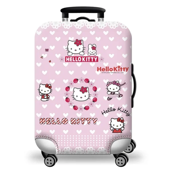 Hello Kitty Travel Suitcase Dust Cover Cute Women Luggage Protective Cover for 18-30 Inch Trolley Case Dust Cover Accessories - Image 4