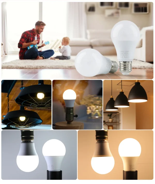 4pcs/lot E27 LED Bulb Lamps AC 220V SMD2835 3W 6W 9W 12W 15W 18W Lampada Led Light Bulbs Living Room Home Indoor LED Bombilla - Image 16