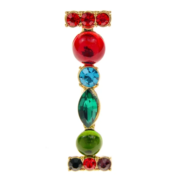 CINDY XIANG 26 Letters Rhinestone Alphabet Brooch Letter Pin Colorful Design Fashion Jewelry ABC Pin High Qulaity Winter Gift - Image 19