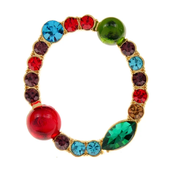 CINDY XIANG 26 Letters Rhinestone Alphabet Brooch Letter Pin Colorful Design Fashion Jewelry ABC Pin High Qulaity Winter Gift - Image 9