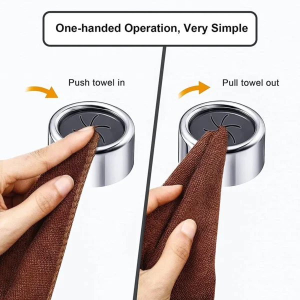 3PCS Non Punching Dishwashing Cloth Storage Clip Dishcloth Clip Kitchen Household Gloves Hook Towel Rack Hole Clip Wall Hanging - Image 3