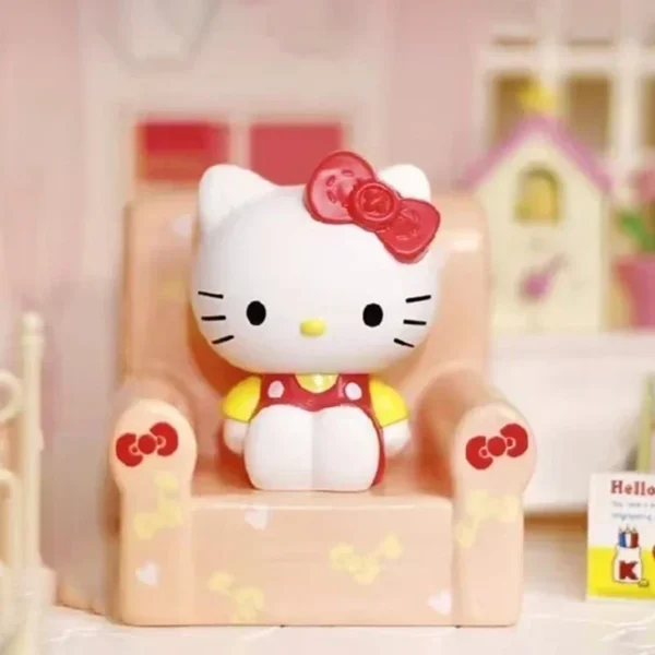 Sanrio Sitting Doll Series Blind Box Cute Sofa Cinnamoroll Hello Kitty Kuromi Mymelody Pachacco Mystery Box Kid Toy SurpriseGift - Image 12