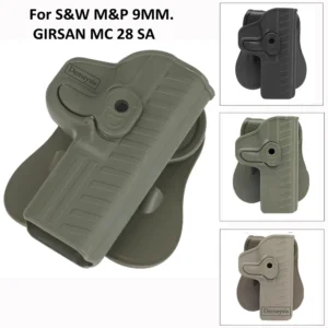 Tactical Gun Holster for S&W M&P 9MM. GIRSAN MC 28 SA.  Hunting Pistol Holsters Right Hand