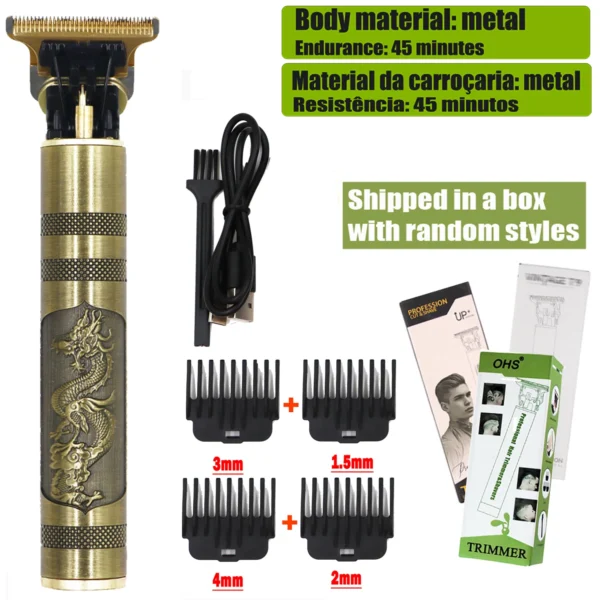 T9 Cordless Electric Hairber Shaver Hair Trimer Home Appliances Travel Barber Razors Shaving Machine for Men Trimmer Man - Image 7