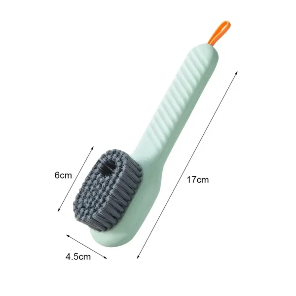 Multifunction Cleaning Shoe Brush Soft Automatic Liquid Shoe Brush Long Handle Clothes Soap Brush With Hook Clean Tool - Image 7