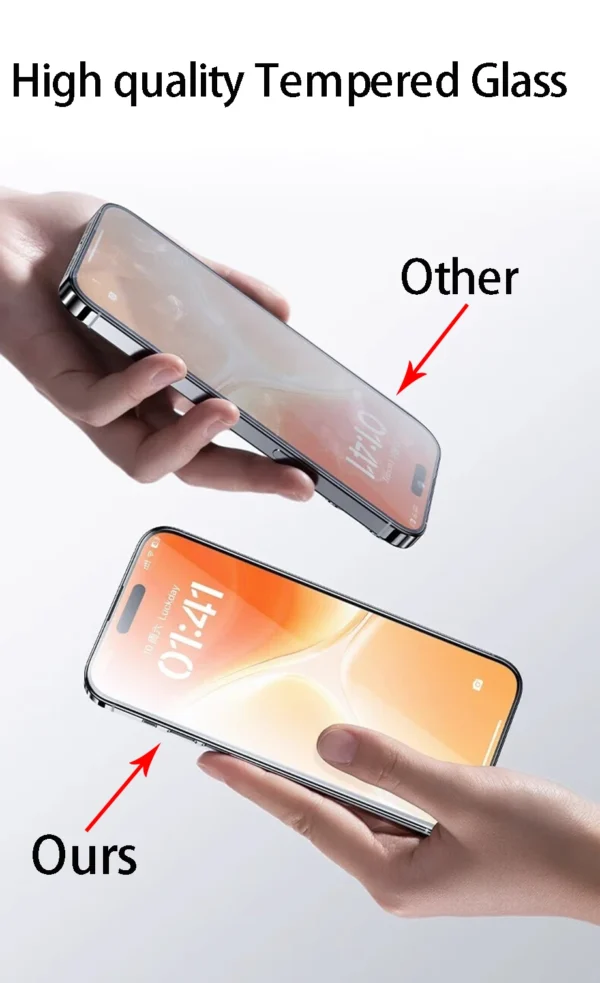 4Pcs Tempered Glass For iPhone 16 15 14 13 12 11 Pro Max Screen Protector For iPhone 7 8 Plus X XS Max XR Protective Glass Film - Image 11