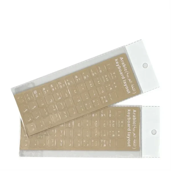 Russian English Transparent Keyboard Stickers Korean Hebrew Language Alphabet for Computer PC Dust Protection Laptop Accessories - Image 5
