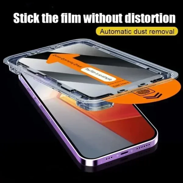 3Pcs Dust Free Installation Privacy Screen Protector for IPhone 16 14 11 12 13 15 Pro Max 7 8 Plus Mini X XR XS Anti-spy Glass - Image 5