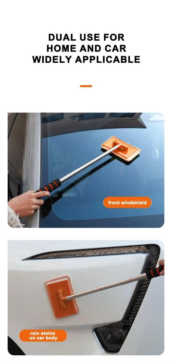 SEAMETAL Car Front Windshield Defogging Brush Telescopic Long handle Car Household Glass Clean Brushes Dust Remover Tool - Image 17
