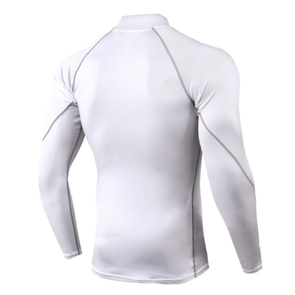 Men Sport T-shirt Quick Dry Bodybuilding Running Shirt Long Sleeve Compression Top Gym T Shirt Men Fitness Tight Rashgard - Image 16