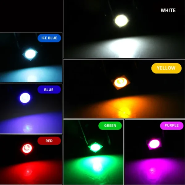 10x T3 LED 3528 SMD Car Cluster Gauges Dashboard White  Ice Blue Red Pink Green Instruments Panel Light Neo Wedge Bulbs - Image 6
