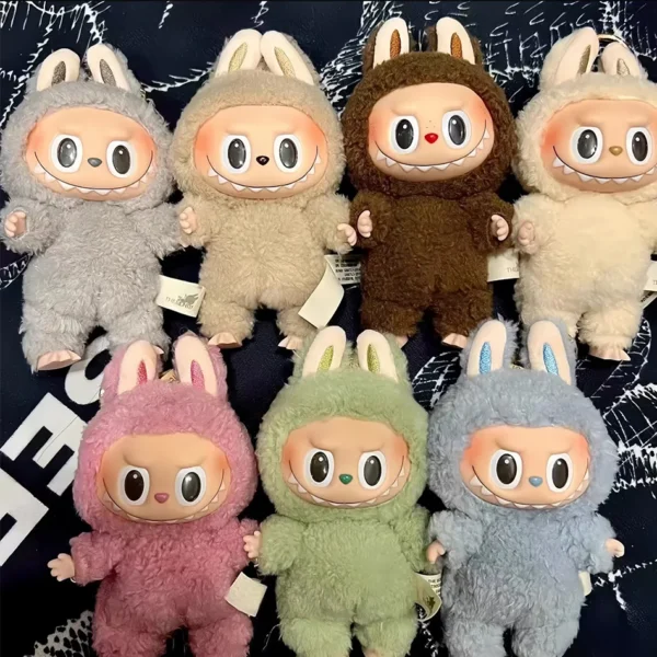 Cute Labubu The Monsters Box Toys Exciting Macaron Vinyl Face Mystery Boxes Mokoko Keychain for Birthday Christmas Gifts - Image 2