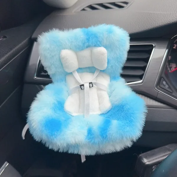 15-17cm doll Seat  Labubu carseat Safety Seat Cute Doll Air Outlet Aromatherapy decoration high-grade Car Interior Decoration - Image 9
