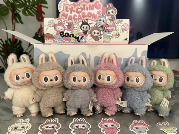 Labubu Monster Box Toy Heart Macaron Ii Vinyl Plush Doll Blind Box Model Pack Key Chain Gift Tabletop Decoration Children's Gift - Image 40