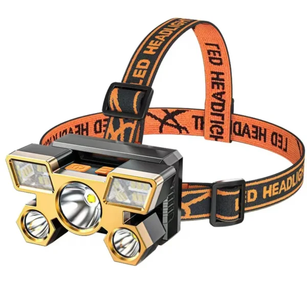 Flashlight on the Forehead Powerful Headlamp Led Rechargeable Mining Lamp High Power Led Flashlights Hiking For Fishing Portable - Image 9