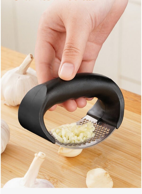 Stainless Steel Garlic Press Crusher Manual Garlic Mincer Chopping Garlic Tool Fruit Vegetable Tools Kitchen Accessories Gadget - Image 6