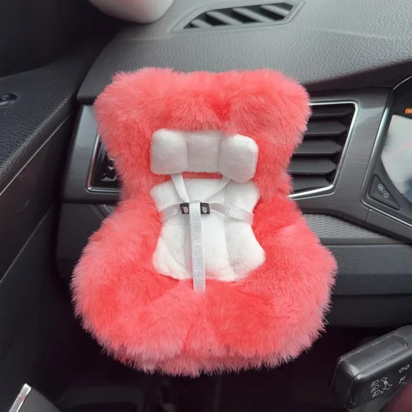 15-17cm doll Seat  Labubu carseat Safety Seat Cute Doll Air Outlet Aromatherapy decoration high-grade Car Interior Decoration - Image 25