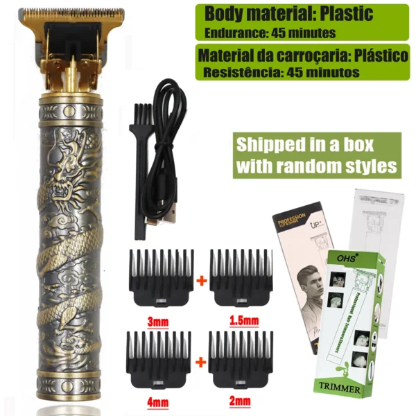 T9 Cordless Electric Hairber Shaver Hair Trimer Home Appliances Travel Barber Razors Shaving Machine for Men Trimmer Man - Image 8