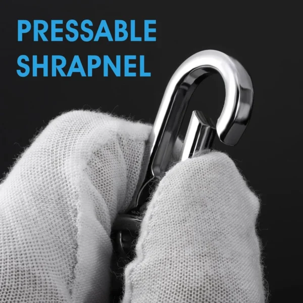 4Pcs Carabiner Clip Keychain Metal Carabiner Shape Key Ring Keyring Key Holder Clips Hook Holder Organizer for Car Keys Finder f - Image 4