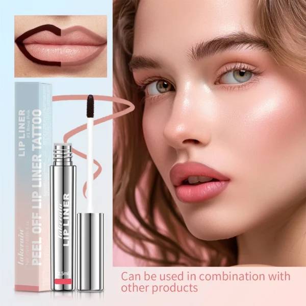 Waterproof Lip Liner Peel Off Tattoo Lipgloss Waterproof Long Lasting Matte Lip Tint Brown Contour Tear-off Lips Stain Cosmetic - Image 13