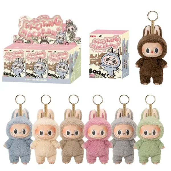 Labubu Monster Box Toy Heart Macaron Ii Vinyl Plush Doll Blind Box Model Pack Key Chain Gift Tabletop Decoration Children's Gift - Image 30
