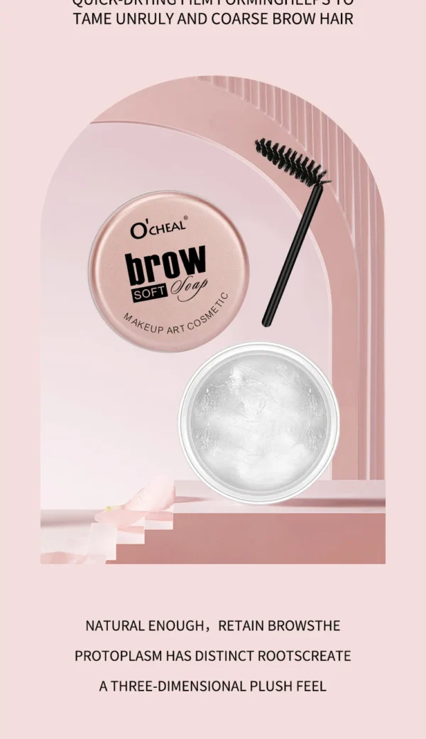 Eyebrow Styling Gel 3D Feathery Wild Brow Wax Waterproof Long Lasting Easy To Wear Shaping Eyebrows Makeup Sculpt Soap Cosmetics - Image 14