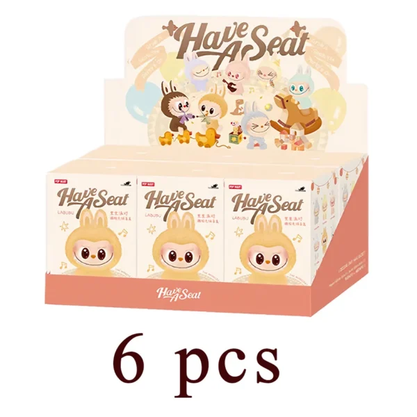Cute Labubu The Monsters Box Toys Exciting Macaron Vinyl Face Mystery Boxes Mokoko Keychain for Birthday Christmas Gifts - Image 12