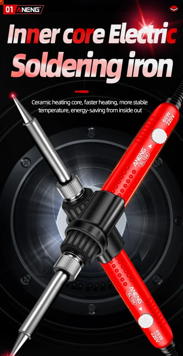 ANENG SL104/SL105 Electric Soldering Iron Professional Digital Display Adjustable Temperature Portable Kit Welding Solder Repair - Image 17