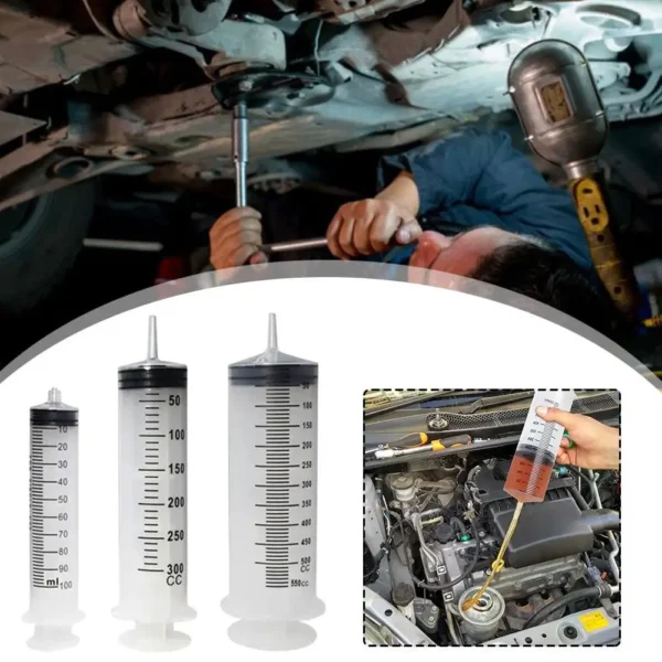 100/300/550ml Large Capacity Syringes Oil Pump With 1m Hose Pet Feeding Measuring Pump Hydroponics Nutrient Big Syringe - Image 13