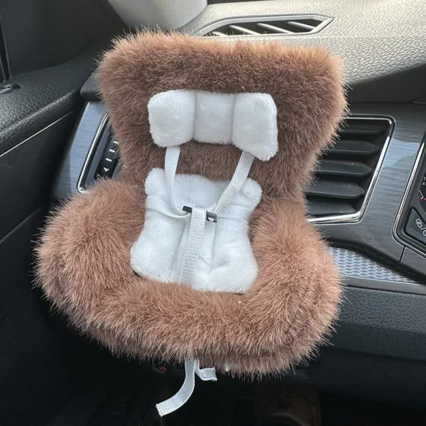 15-17cm doll Seat  Labubu carseat Safety Seat Cute Doll Air Outlet Aromatherapy decoration high-grade Car Interior Decoration - Image 28